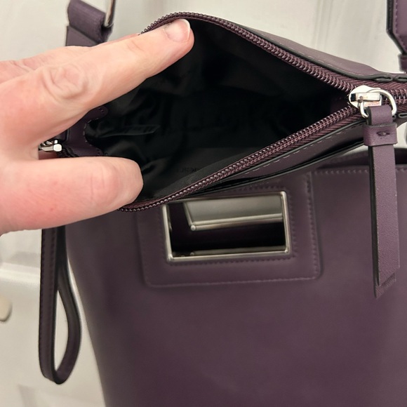 Calvin Klein Eira North/South Purple Crossbody with Mini Bag - Picture 4 of 6